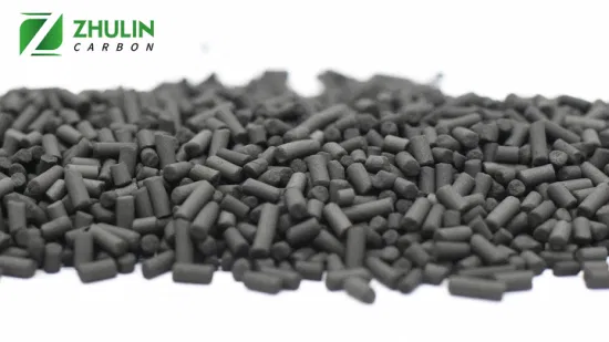 4mm Coconut Coal Special Extruded Pellet Column / Granular Activated Carbon Made by Coal Impregnated with KOH, Ki, Naoh, Copper, ASTM Standard