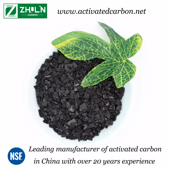 GAC830 1050 Iodine Coal Coconut Shell Granular Activated Carbon Supplier in Drinking Water