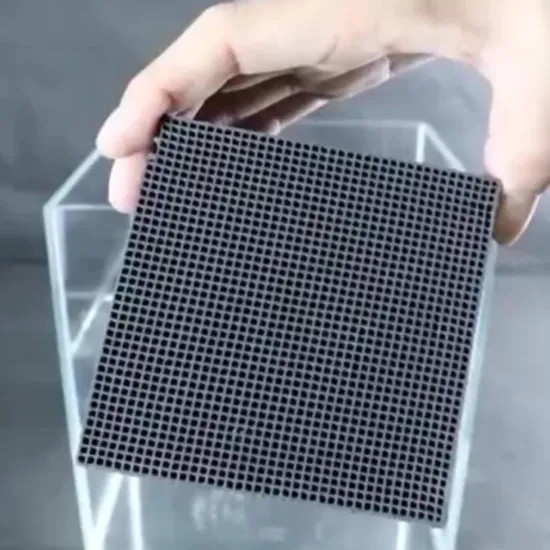 Industrial Waste Gas Adsorption Purification 400 Iodine Honeycomb Activated Carbon 